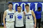 Men’s Basketball Senior Day  Men’s Basketball Senior Day. - Photo by Keith Nordstrom : Wheaton, Basketball, Team Photo